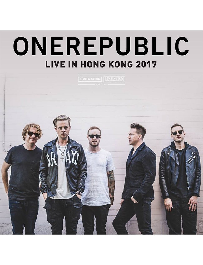OneRepublic 香港演唱會 2017 宣傳海報 Poster OneRepublic 香港演唱會 2017 官方宣傳海報 Poster