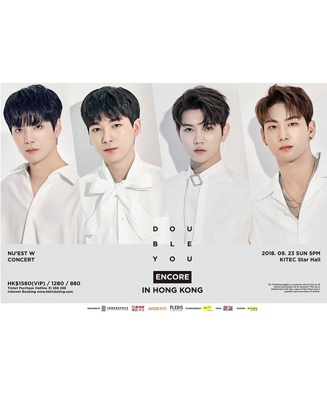 NU'EST 香港演唱會 2018 宣傳海報 Poster NU'EST 香港演唱會 2018 官方宣傳海報 Poster